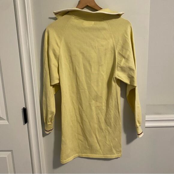 Isabel Marant Etoile Tennis Ball Yellow Knit Sweater Dress 36 Small - Picture 12 of 16